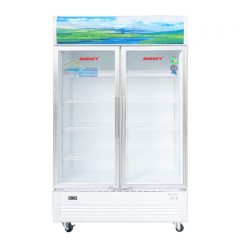 Tủ mát Sanaky VH-8009HP – 800 lít, 2 cánh kính lớn, dàn lạnh đồng, đèn LED trưng bày